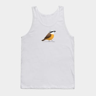 Brown Shrike Bird Tank Top